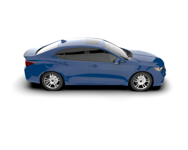 beyaz arkaplanda modern araba