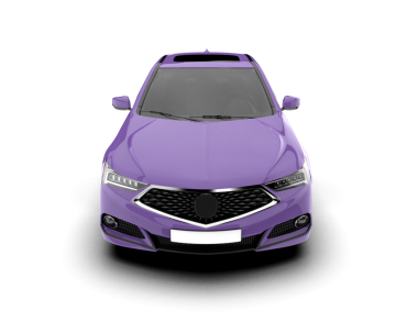 modern mor araba beyaz arka planda izole edilmiş