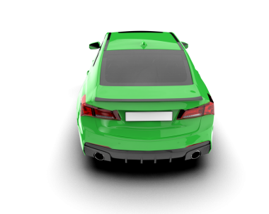 modern lüks araba arka planda izole