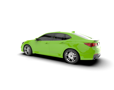 Modern araba. izole edilmiş 3d görüntüleme.