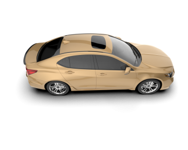 Arka planda izole edilmiş gerçekçi bir SUV aracı. 3D görüntüleme - illüstrasyon