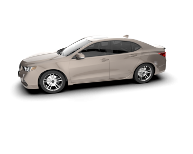 Modern araba beyazda izole edilmiş. 3D görüntüleme - illüstrasyon