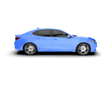 modern araba beyaz arkaplanda izole edildi