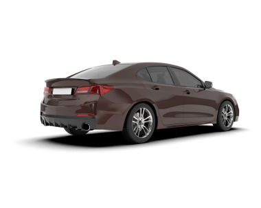 modern araba gri arka planda izole edildi