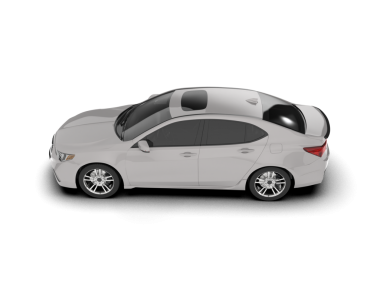 Beyaz arkaplanı olan gerçekçi bir araba