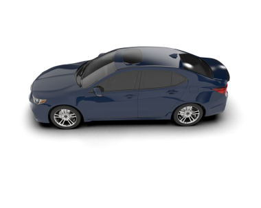 beyaz arka planda modern araba 3 boyutlu görüntüleme