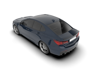 kırpma yolu ile beyaz arkaplanda izole araba.