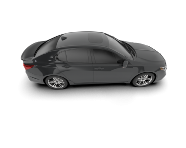 Araba beyaz arka planda izole edilmiş. 3d oluşturma.