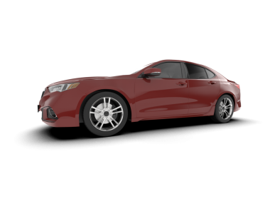 Beyaz arka planda araba sedanı..