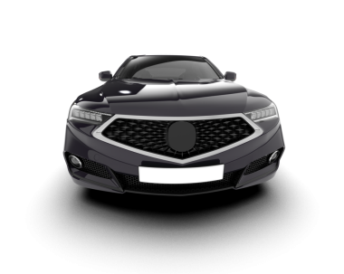 modern otomobil arka planda izole edildi