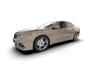 modern araba beyaz arkaplanda izole edildi