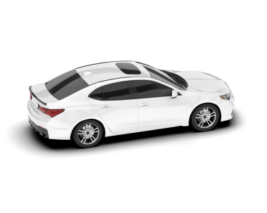 beyaz arka planda modern beyaz araba