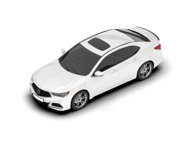 beyaz arka planda modern araba