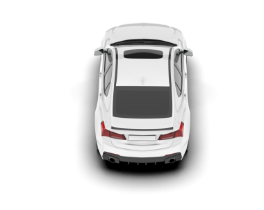 Beyaz arka planda modern spor araba, vektör görünümü