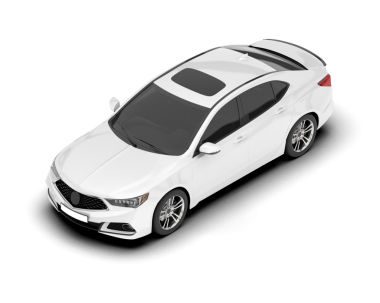 beyaz modern araba beyaz arka planda izole