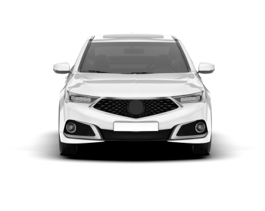 Beyaz bir arka planda beyaz araba