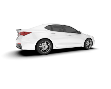 Araba beyazda izole edilmiş. araba yan görünümü