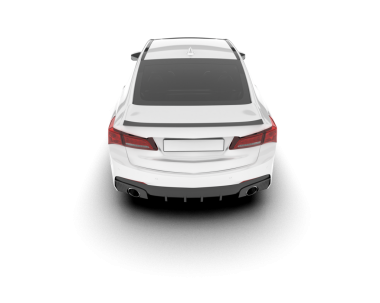 gerçekçi modern araba ön görünümü, yan görünüm