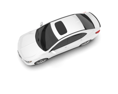 modern araba beyaz arkaplanda izole edildi