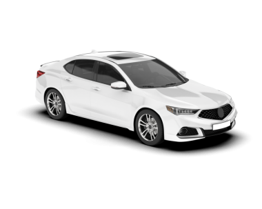 beyaz arka planda araba sedanı