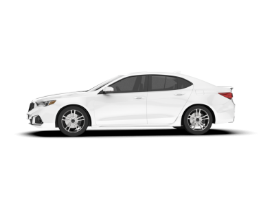 Beyaz arka planda beyaz lüks araba