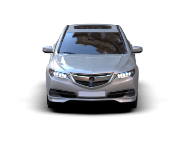 modern araba siyah arka planda izole edilmiş.