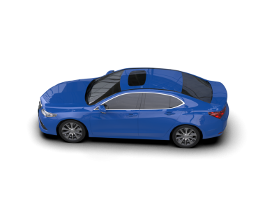 modern araba beyaz üzerine