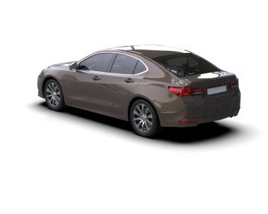 modern araba beyaz arka planda izole edilmiş