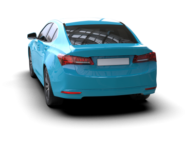 Koyu arkaplan üzerinde modern araba 3 boyutlu görüntüleme