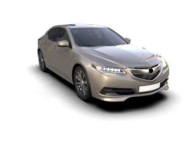 araba beyaz arkaplanda izole edildi