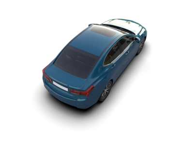 3 boyutlu bir araba.