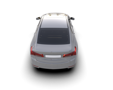 Gri bir arka planda modern lüks araba.