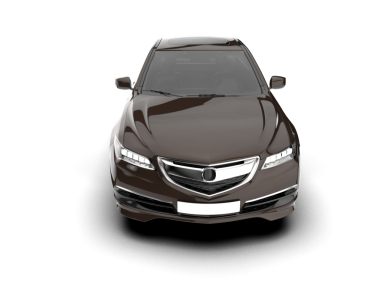 modern araba beyaz arkaplanda izole edildi