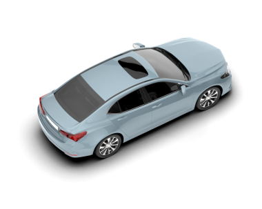 gerçekçi SUV aracı arka planda izole edildi