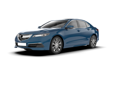 Uzun gölgeli modern lüks bir araba. 3d illüstrasyon