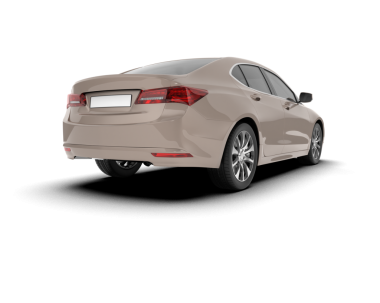 modern lüks sedan araba beyaz arka planda izole