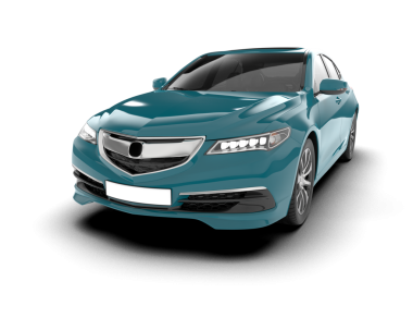 Modern araba sedanı. 3d illüstrasyon