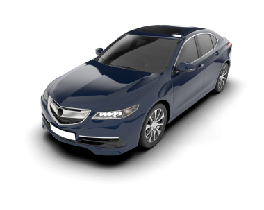 Beyaz arka planda lüks modern bir araba.