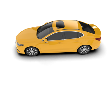 araba beyazda izole edildi