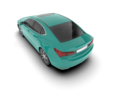 Bir markanın 3 boyutlu görüntülemesi - daha az genel SUV arabası beyaz arka planda izole edildi