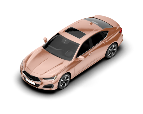 Bir arabanın 3 cg görüntüsü