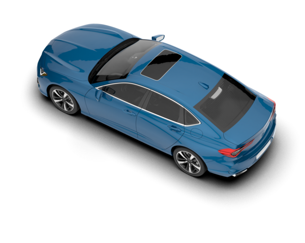 Modern lüks sedan. 3d oluşturma