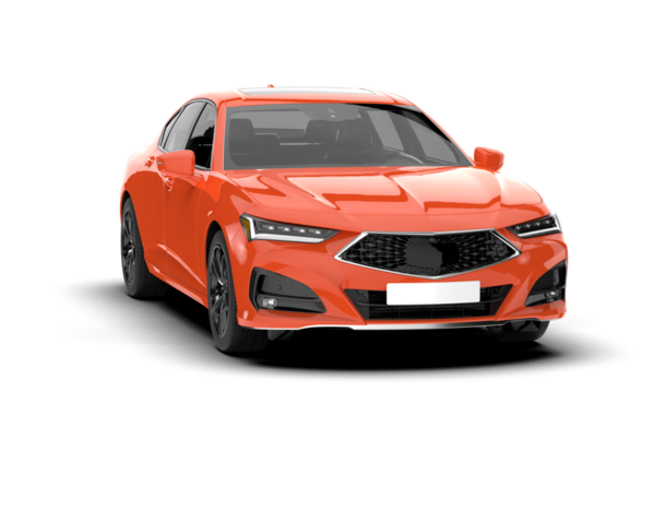 Araba sedanı. modern lüks araba