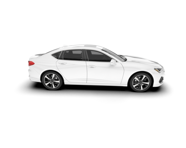 Beyaz arkaplandaki araba.