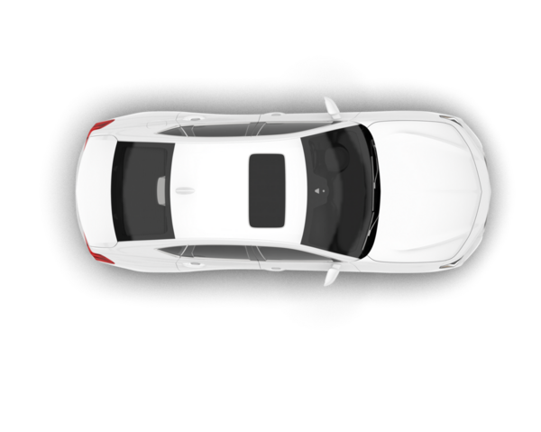 Siyah arkaplanda 3 boyutlu araç izole edildi