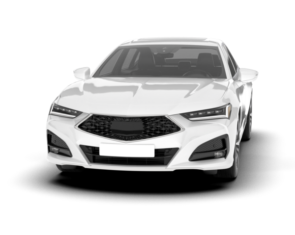 Siyah arka planda beyaz araba