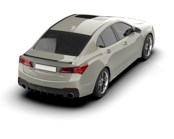 modern araba arka planda 3 boyutlu görüntüleme ile izole edildi - 3 boyutlu