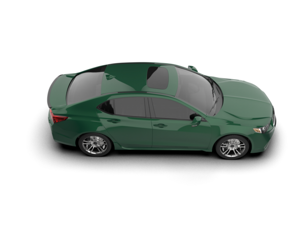 modern yeşil spor araba