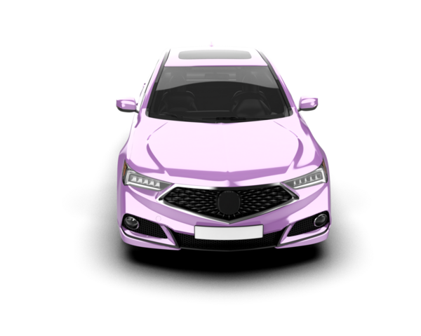 Modern araba beyaz arka planda izole edilmiş. vektör