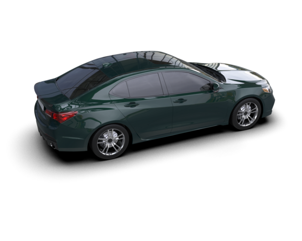 araba beyaz arkaplanda izole edildi